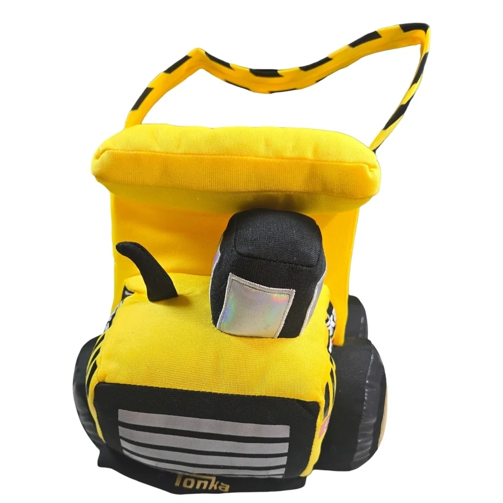 Tonka Yellow Plush Construction Vehicle Esster Basket